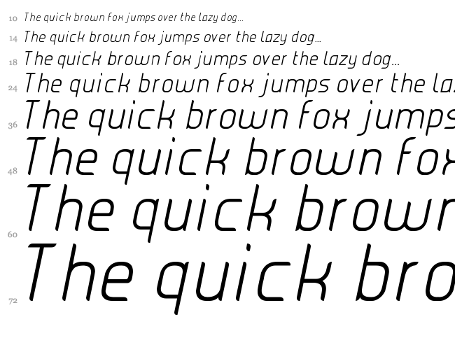 Juice font waterfall